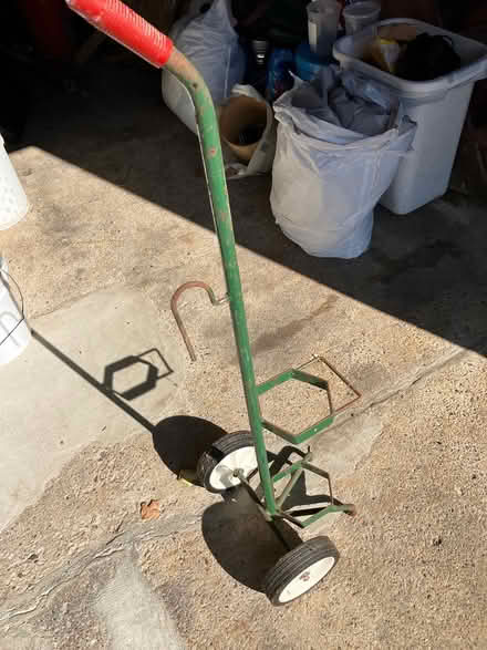 Photo of free Oxygen tank wheeled cart (Stoughton) #1