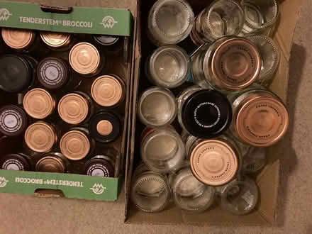 Photo of free Jars for jam, etc, with lids (Heath & Reach LU7) #1