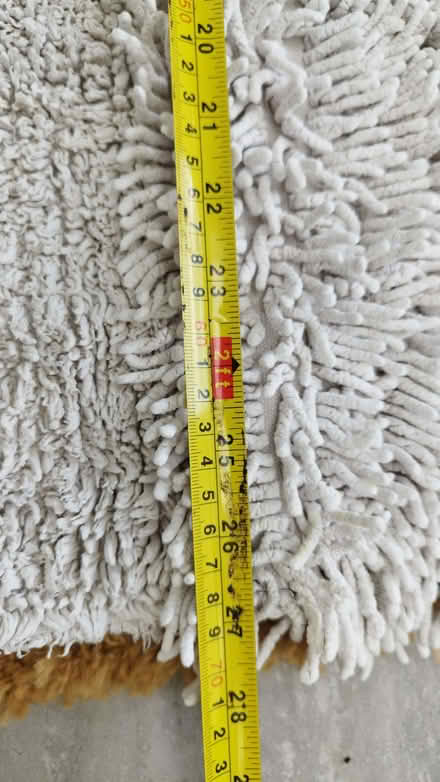 Photo of free 2 X cream/beige shaggy rugs (Heacham PE31) #3