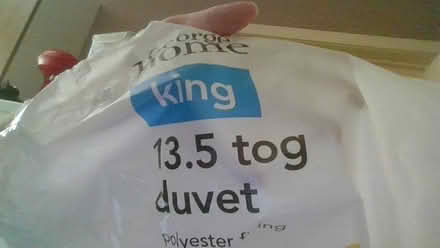 Photo of free Brand new 13.5 king duvet (BA2) #1