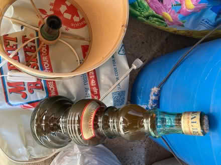 Photo of free 1970s wine bottle lamp (Stoughton) #2