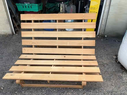 Photo of free POSSIBLY TAKEN Wooden futon base. (Oldfield Park) #2