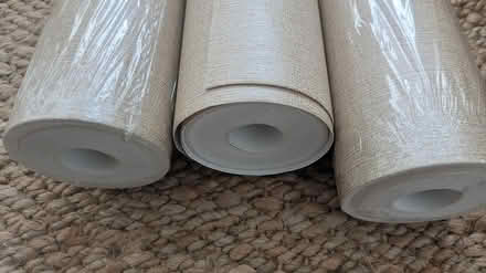 Photo of free 3 full rolls light brown wallpaper (Birmingham B29) #2