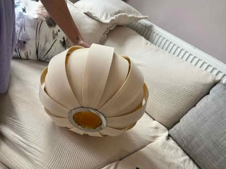 Photo of free Linen fabric ceiling lampshade (South Norwood SE25) #2