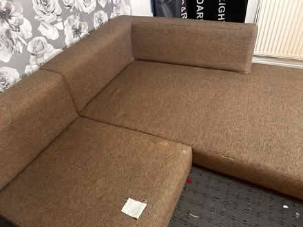 Photo of free l-shaped sofa going (Fartown) #3