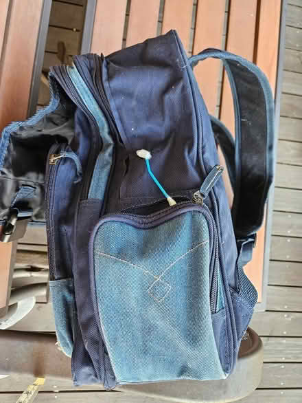 Photo of free kid/YA denim backpack (Roxbury) #4