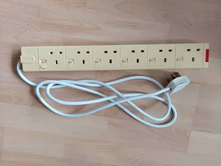 Photo of free 6 Plug Extension Lead (Morley Green SK9) #1