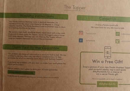 Photo of free king size mattress topper (Westcott, near Dorking, Surrey) #3