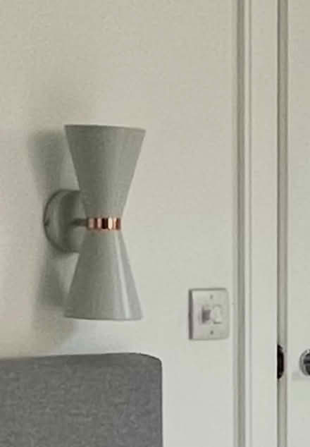 Photo of free Dunelm wall lights (set of 2) (Se8 5ae) #3