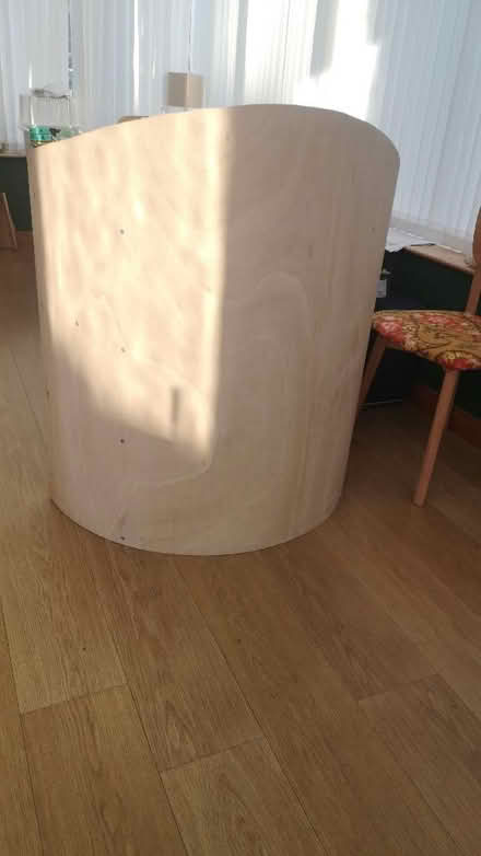 Photo of free Curved wooden shelf unit (Craiglockhart EH14) #2