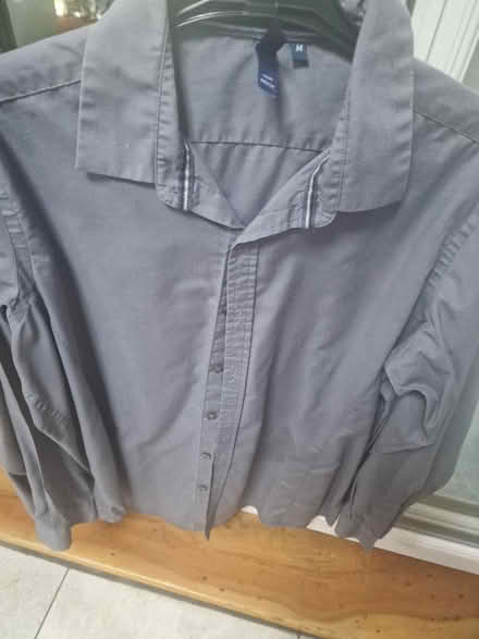 Photo of free 3 grey shirts collar 15inches - barely worn (Tuffley GL1) #1