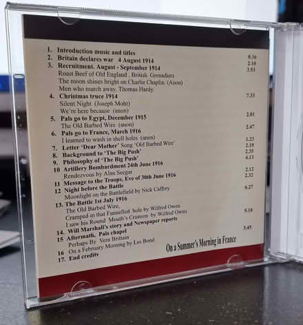 Photo of free Accrington Pals CD (Lower Place OL16) #2