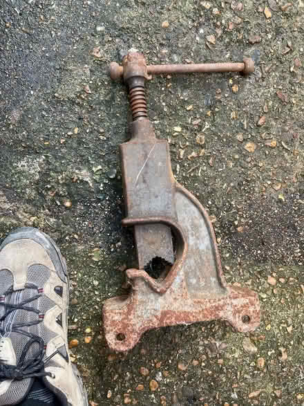 Photo of free Pipe vice, heavy duty (Saltdean BN2) #1