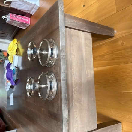 Photo of free Laura Ashley Hurricane silver candle holder (Sale Moor M33) #1