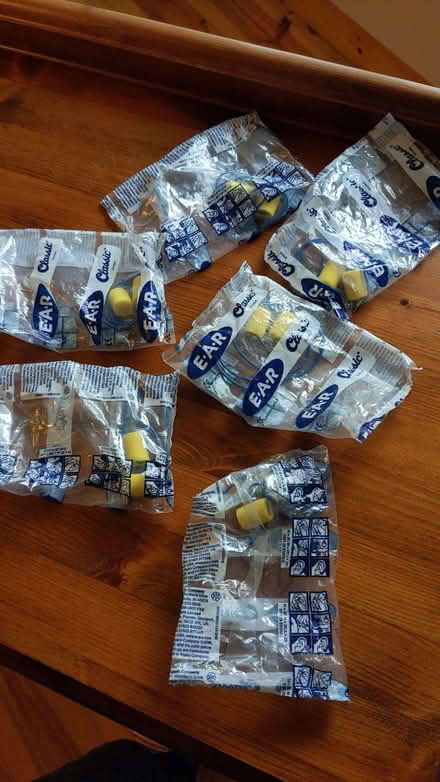Photo of free Industrial? Ear plugs with connecting cord x6 pairs (Lightpill GL5) #1