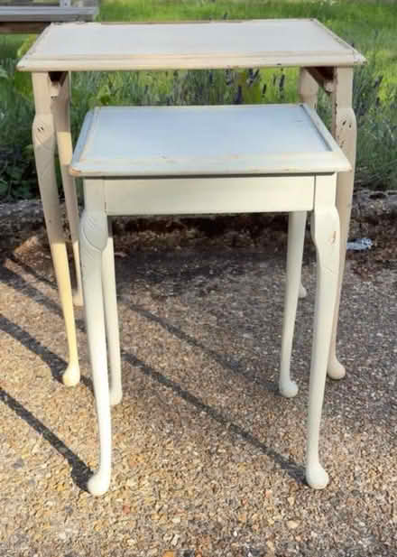 Photo of free Vintage glass topped side tables (Brixton Hill SW2) #4