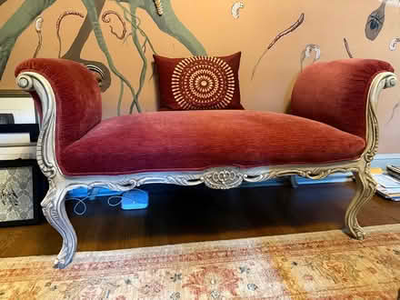 Photo of free Ornate white bench (Bronxville) #1
