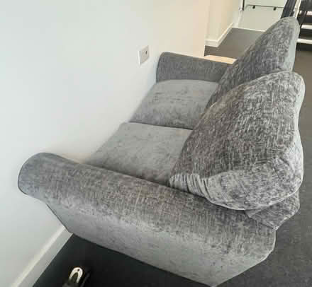 Photo of free Charcoal 2 seater sofa (Chessington Surrey KT9) #1
