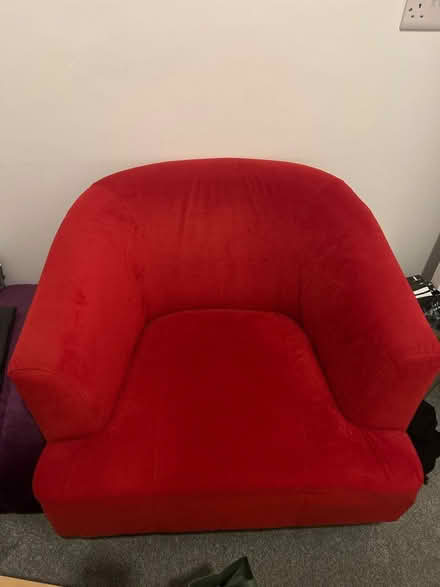 Photo of free Red sofa for one (N13) #2