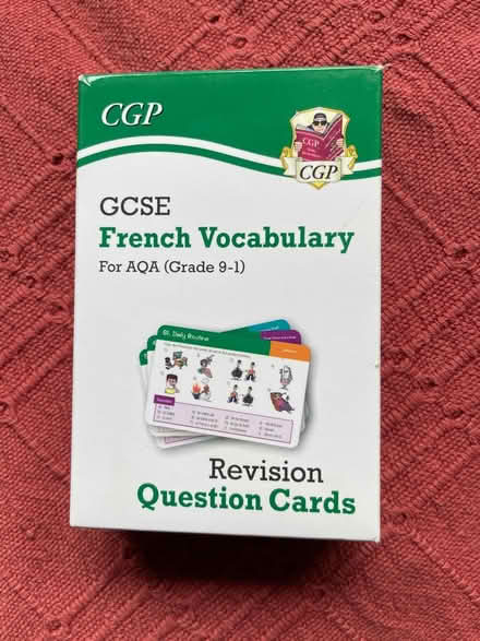 Photo of free GCSE French vocab cards (Didcot OX11) #1