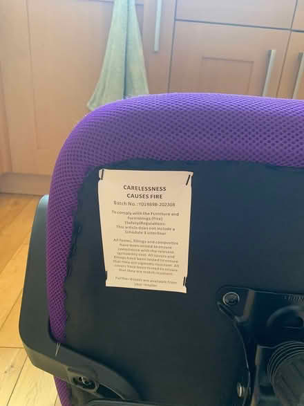 Photo of free Swivel chair (Northwood HA6) #3