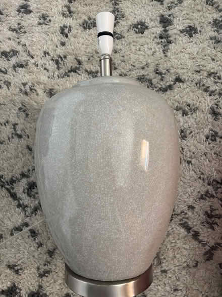 Photo of free Large ceramic lamp base (Rock Ferry CH42) #2