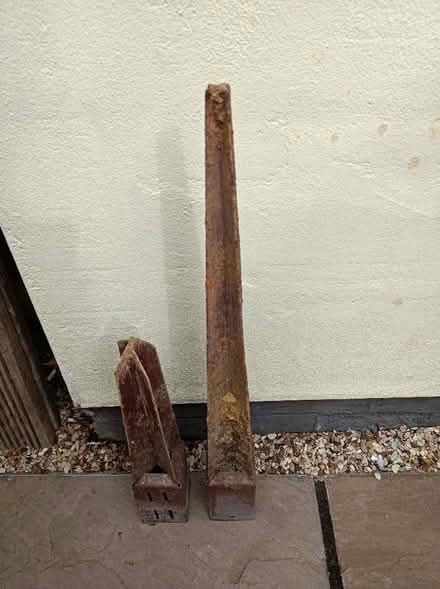 Photo of free 3 metal post spikes (Baston) #1