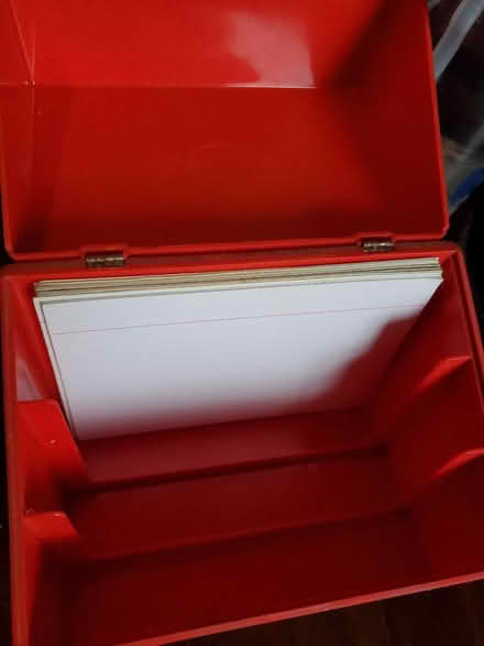 Photo of free Index cards storage box (Splott CF24) #2
