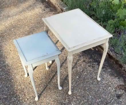 Photo of free Vintage glass topped side tables (Brixton Hill SW2) #2