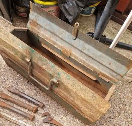 Photo of free Old Toolbox and tools (Chesterfield S40) #1