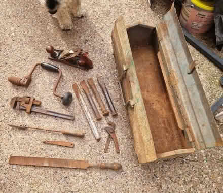 Photo of free Old Toolbox and tools (Chesterfield S40) #2