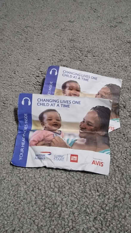 Photo of free New British Airways Earphones (Falkirk FK2) #1