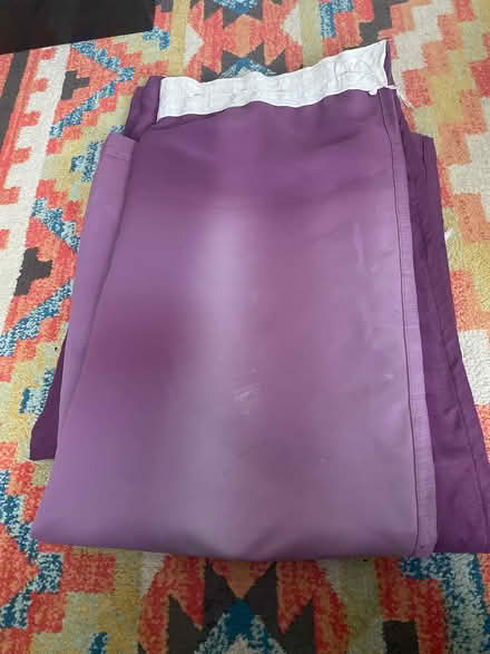 Photo of free Textured purple curtains (Cemetery Hill MK41) #2
