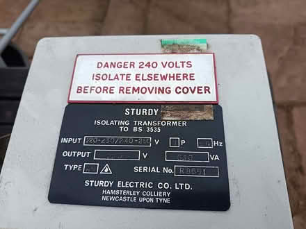 Photo of free 110V transformer (Yate BS37) #2