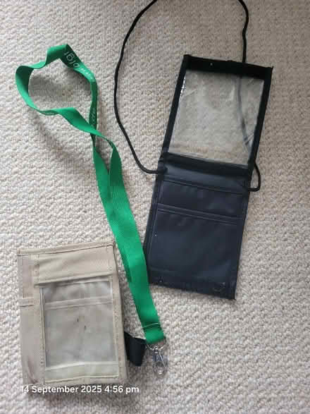 Photo of free ID pouch, Uni, workplace (ST7 4L, Mow Cop) #1