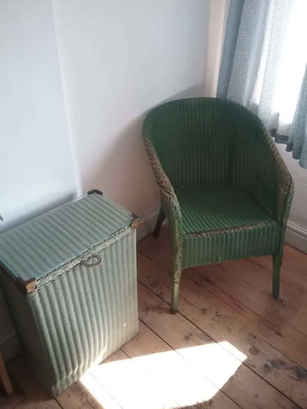 Photo of free Lloyd loom storage box and chair (Wrenbury CW5) #1