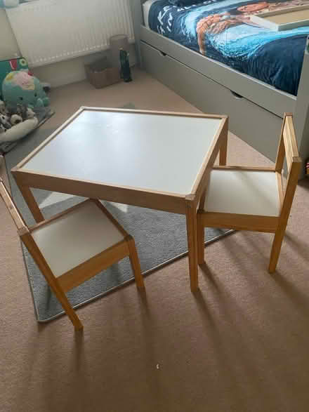 Photo of free Toddler table and 2 chairs (Teversham) #1