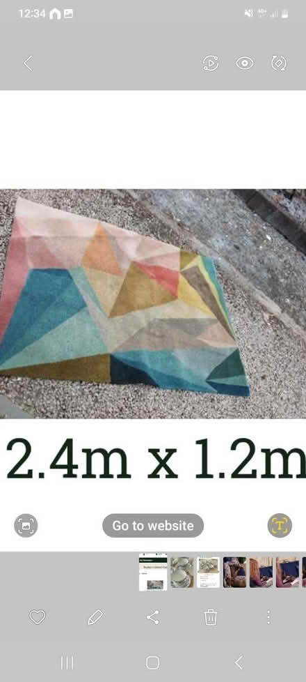 Photo of free Geometric Rug (Southgate RH11) #1