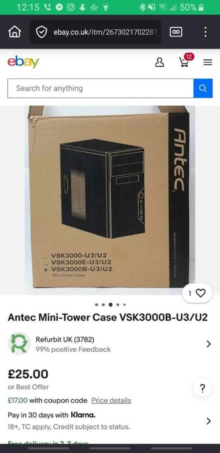 Photo of free Antec Mini-Tower Case (Fullwell cross) #1