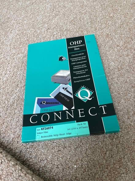 Photo of free 9 OHP unused sheets (Lower Walkley S6) #1
