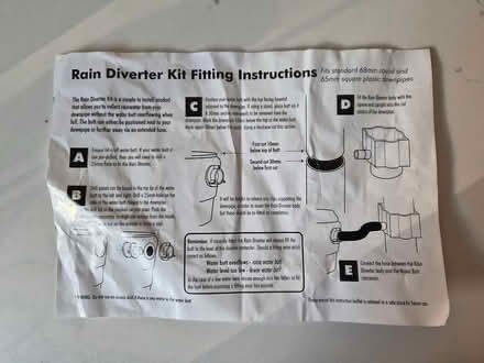 Photo of free Water Butt Diverter Kit (Chippenham SN15) #2