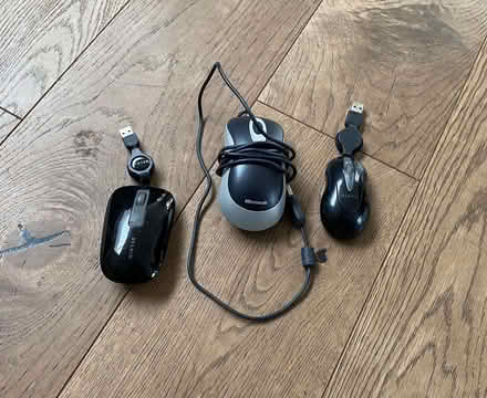 Photo of free Three computer mice - all wired (Pinkneys Green SL6) #1