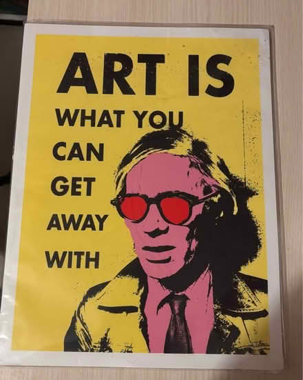 Photo of free Poster - Andy Warhol (Millbank SW1P) #1