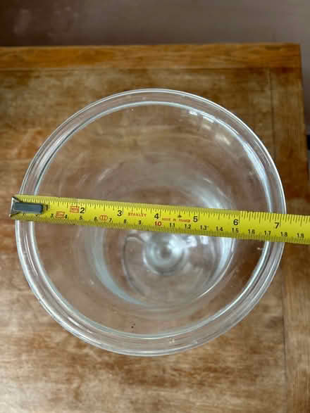 Photo of free Glass Hurricane lamp/large vase (Royston, by the station (SG8)) #3