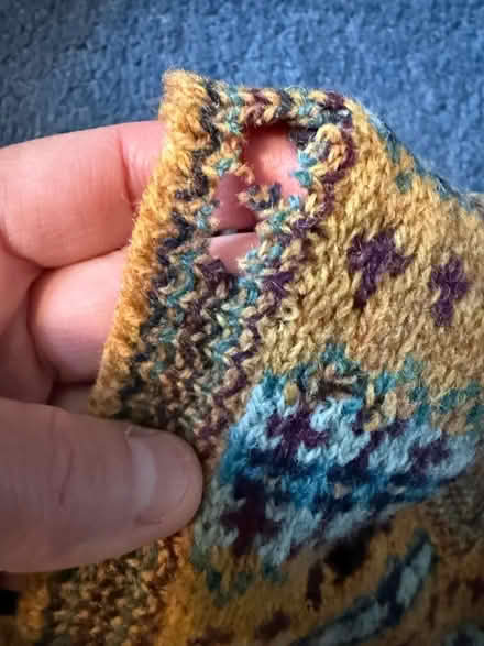 Photo of free Kids 3-4 Brora wool tank top. Bit moth eaten (Summertown OX2) #2