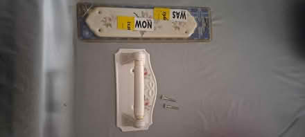 Photo of free Porcelain toilet roll holder and finger plate (Sion Hill) #1