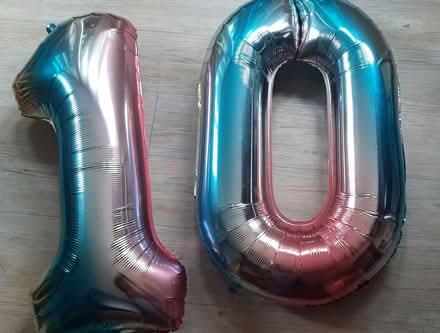 Photo of free Age 10 balloons ready inflated (KT6 Surbiton) #1