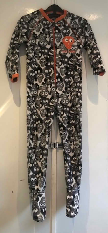 Photo of free Lazybones fleecy onesie with feet age 7-8 (Latchford WA4) #1