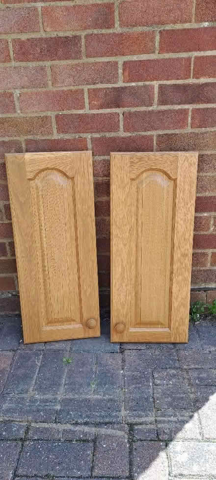 Photo of free Solid wood kitchen wall cupboard doors (GU9) #1