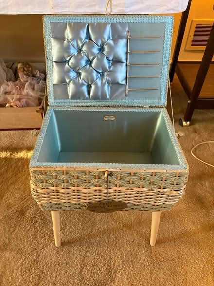 Photo of free Retro sewing basket (River Edge, NJ) #1